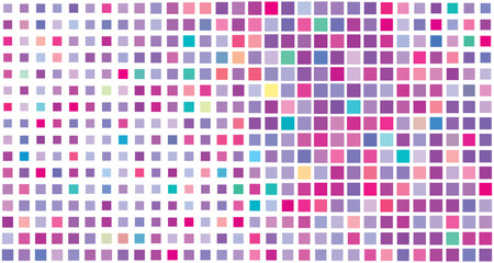 Tessellated background with small multicolor squares. Colorful mosaic