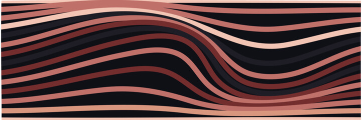 Simple retro pattern design in abstract style with colorful lines. Vector illustration.