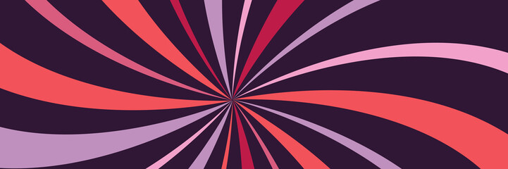 Simple abstract 1970's background design in futuristic retro style with colorful lines. Vector illustration.