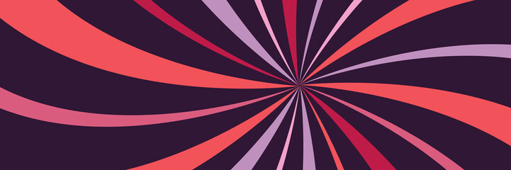 Simple abstract 1970's background design in futuristic retro style with colorful lines. Vector illustration.
