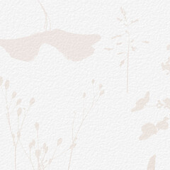 Delicate watercolor botanical digital paper floral background in soft basic nude beige tones