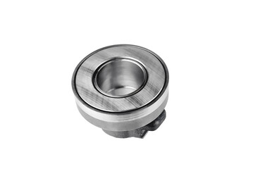 car clutch release bearing, close-up,  white background
