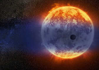 Naklejka na ściany i meble Exoplanet and deep space series Elements of this image are furnished by Nasa.