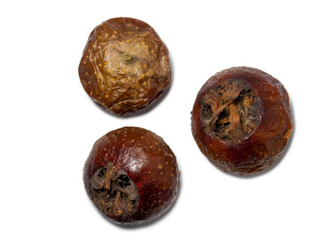 Medlar Caucasian Overripe. Overripe Southern Rare Fruit.  Ingredient For Jam And Compote.