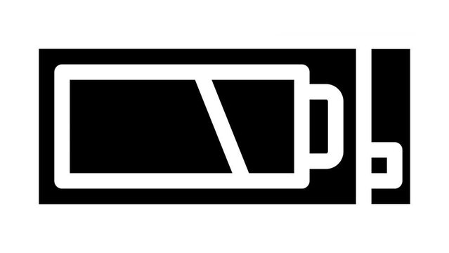 uninterruptible power supply line icon animation