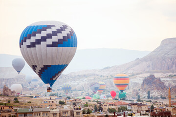 Hot air balloons in Cappadocia