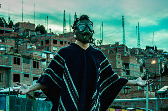 Rebelde en el altiplano de Bolivia