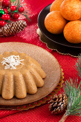 Buñuelo and natilla Colombian cuisine - Christmas tradition