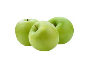 one green cut apple isolated transparent png