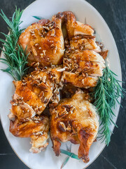 Holiday roast chicken