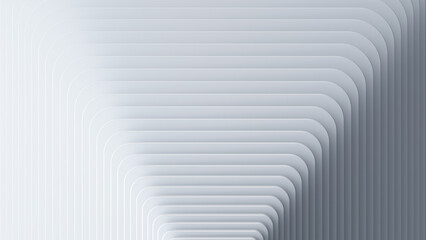 3d render, abstract white background, modern minimalist wallpaper, layers of cards with rounded corners