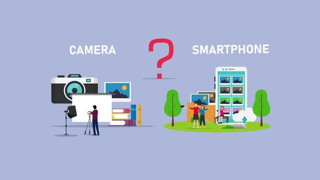 Comparison of smartphone and digital camera