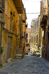 Obraz premium historic center of the Sicilian village Enna Sicily Italy