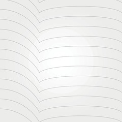 Abstract curve vertex background. Thin black line on white. wave lines