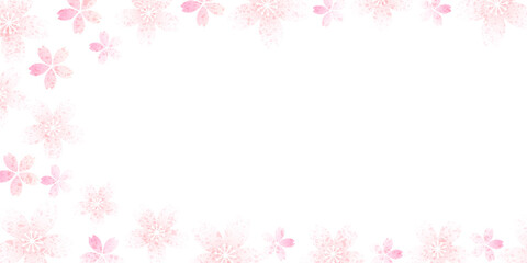 桜　年賀状　和柄　背景	