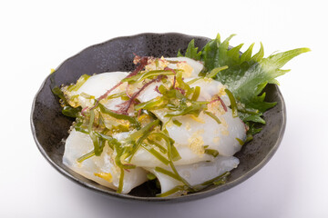 紋甲いか　(白だしゆず醤油)