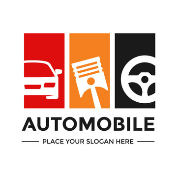 Automobile or automotive vector logo template