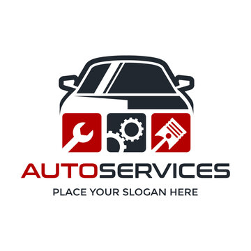 Automotive vector logo template