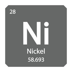 nickel icon vector