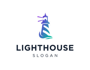 Logo about Lighthouse on a white background. created using the CorelDraw application.