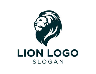Logo about Lion on a white background. created using the CorelDraw application.