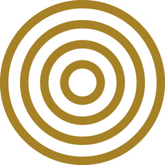Gold circle