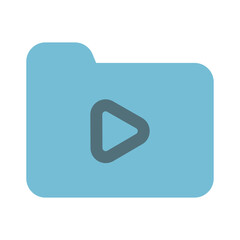 Folder Icon Solid Two Color