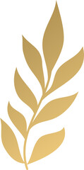 Gold leaf branch 