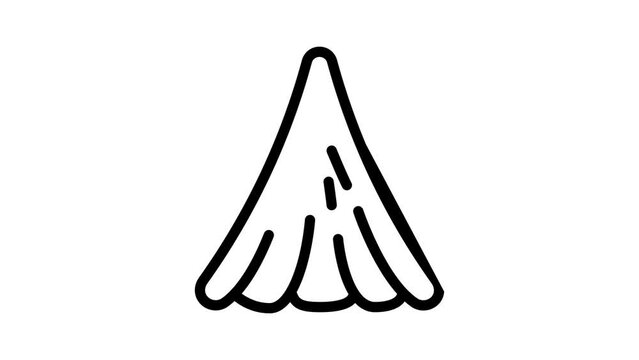 modak ingredient line icon animation
