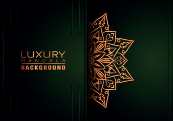 Luxury ornamental mandala background, arabesque style