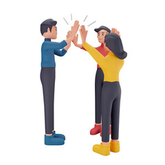 Team Building Importance in Business Success 3D Icon