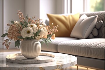 Digital illustration about house interior.