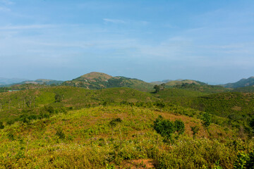 Fototapeta na wymiar view of vagamon hills