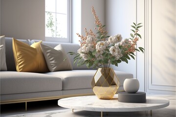 Digital illustration about house interior.