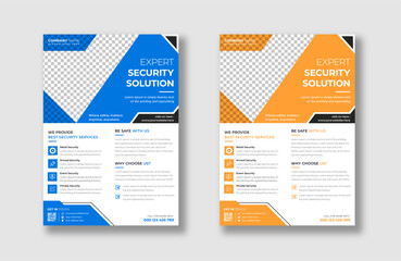 Creative corporate trendy unique business professional marketing agency modern simple leaflet flyer design for attractive business poster layout, business minimal abstract advertising vector template.