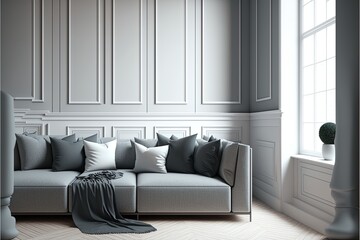 Digital illustration about house interior.