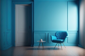 Fototapeta premium Digital illustration about house interior.
