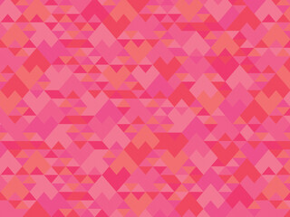 背景素材 幾何学模様 ハート ピンク色 バレンタイン