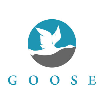 Free Grey goose Logo Icon - Download in Flat Style