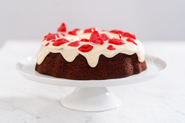 Red velvet bundt cake