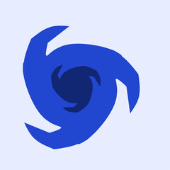 Obraz premium spiral symbol. vortex, rotation,swirl. design element icon,and symbol with abstract style.