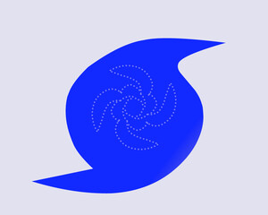 spiral symbol. vortex, rotation,swirl. design element icon,and symbol with abstract style.