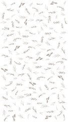 seamless of minimal leaves wallpaper pattern on background or wrapping paper 06