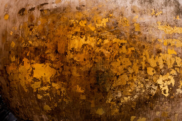 Place of Worship, Historical sites ancient temple ruins Wat Si Chum and Wat Mahathat city of Sukhothai Historical Park, Sukhothai province, Thailand