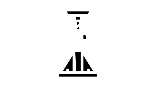 floor jacks glyph icon animation