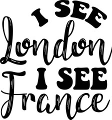 I see London I see France SVG