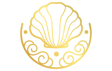 Pearl Shell Jewelry Logo Design Template