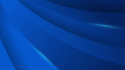 Blue abstract geometric vector background