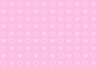 Pink background. Valentine's pink background. Love background. Seamless pattern with mini hearts background.