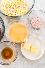 Homemade candy cane fudge